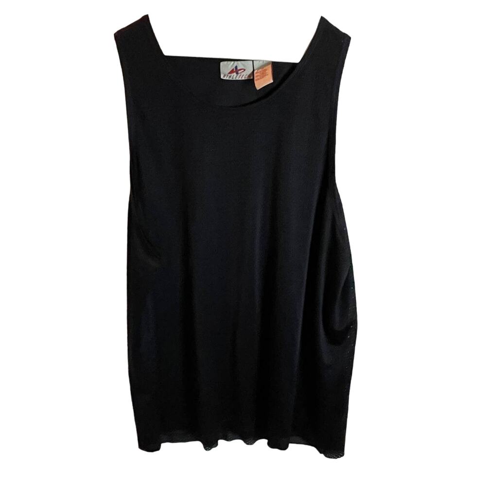 Athletech Navy Blue Mesh Jersey Size 2XL Tank Shirt